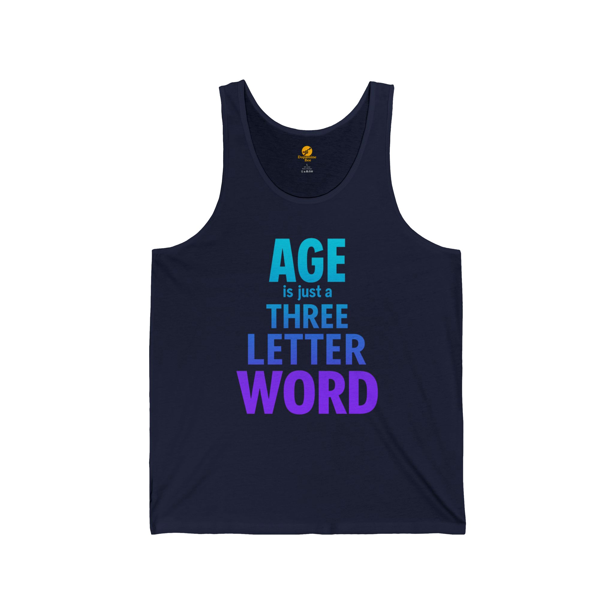 Age is Just A Three Letter Word - Unisex Tank Tops
