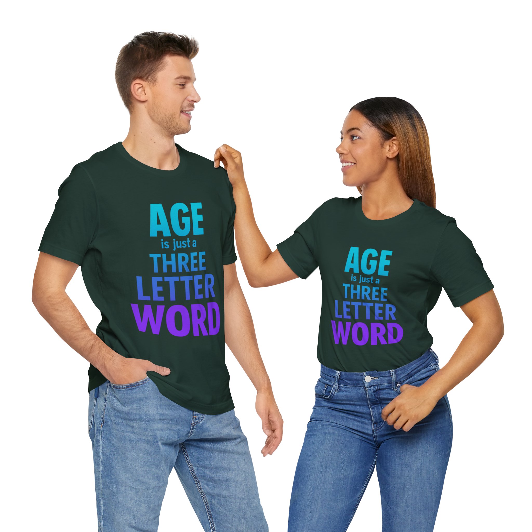 Age is Just A Three Letter Word - Unisex T-Shirts