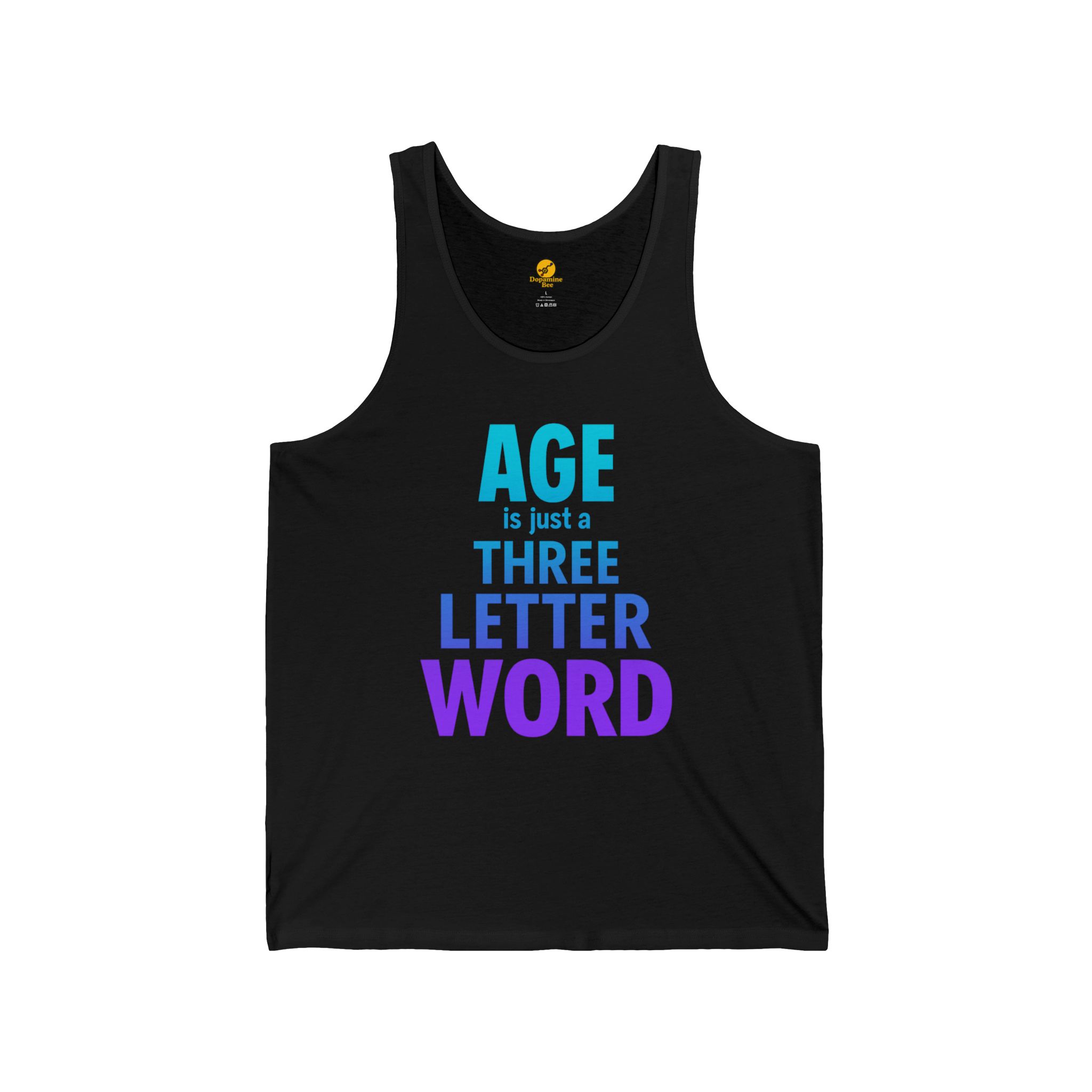 Age is Just A Three Letter Word - Unisex Tank Tops