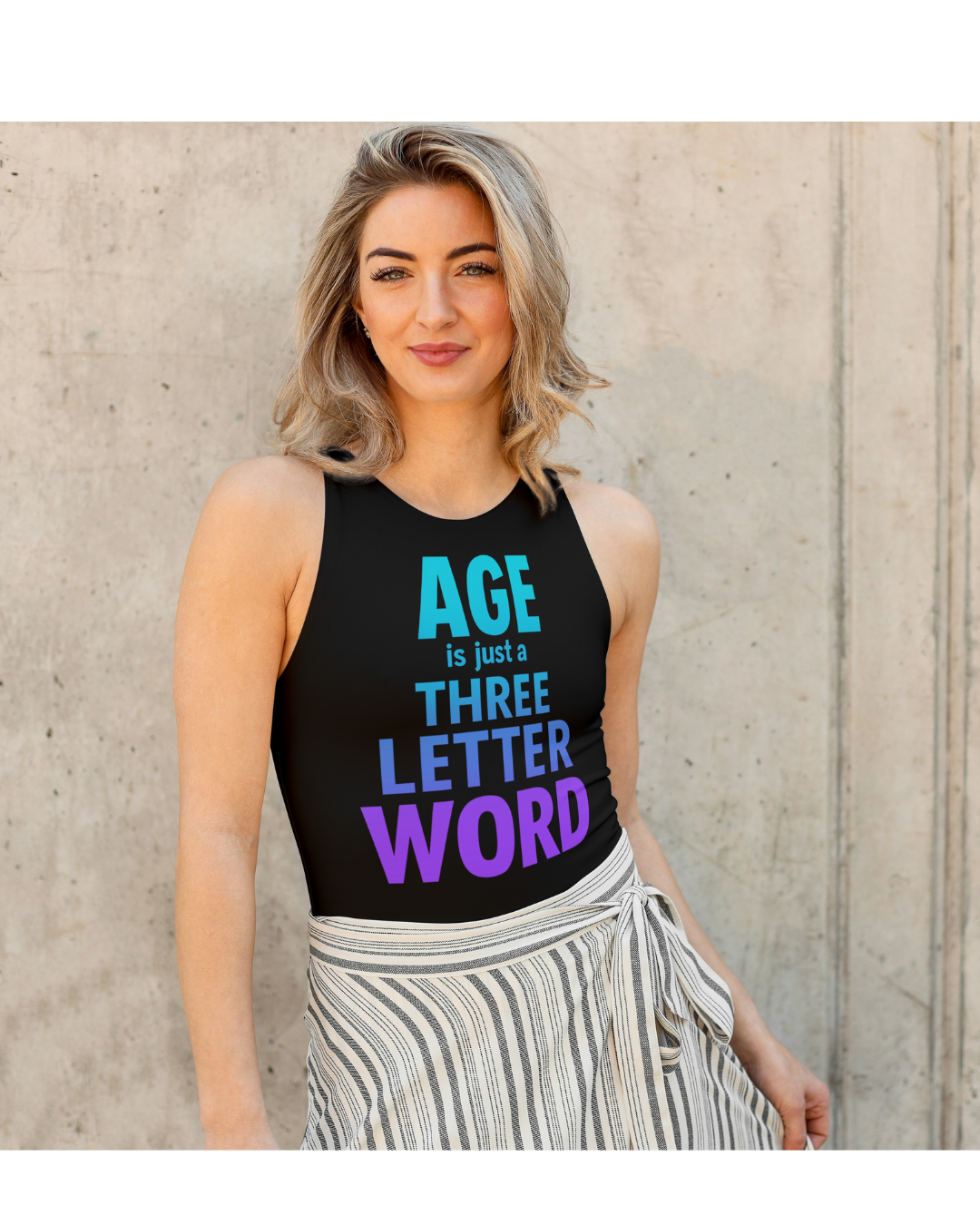 Age is Just A Three Letter Word - Unisex Tank Tops
