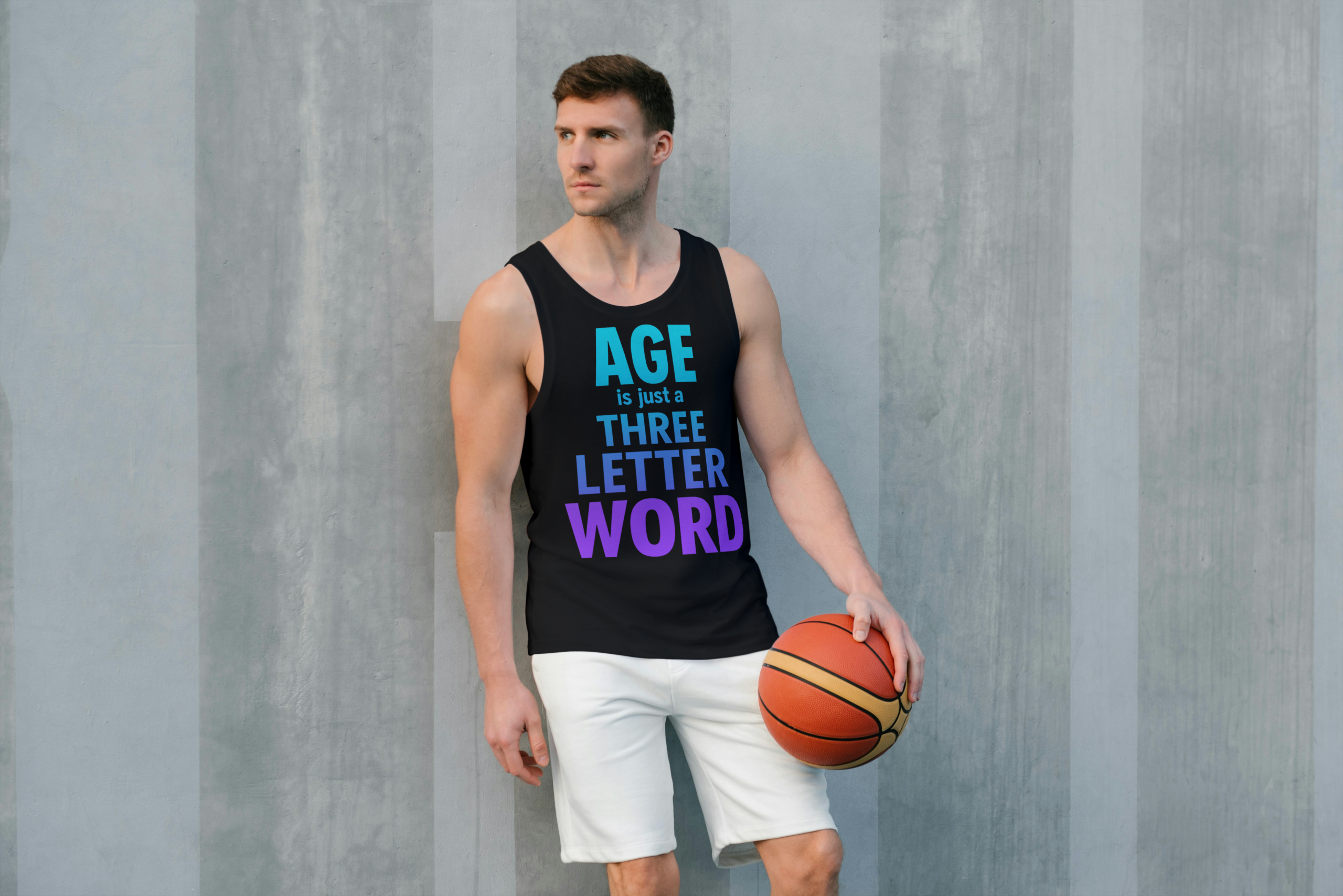 Age is Just A Three Letter Word - Unisex Tank Tops