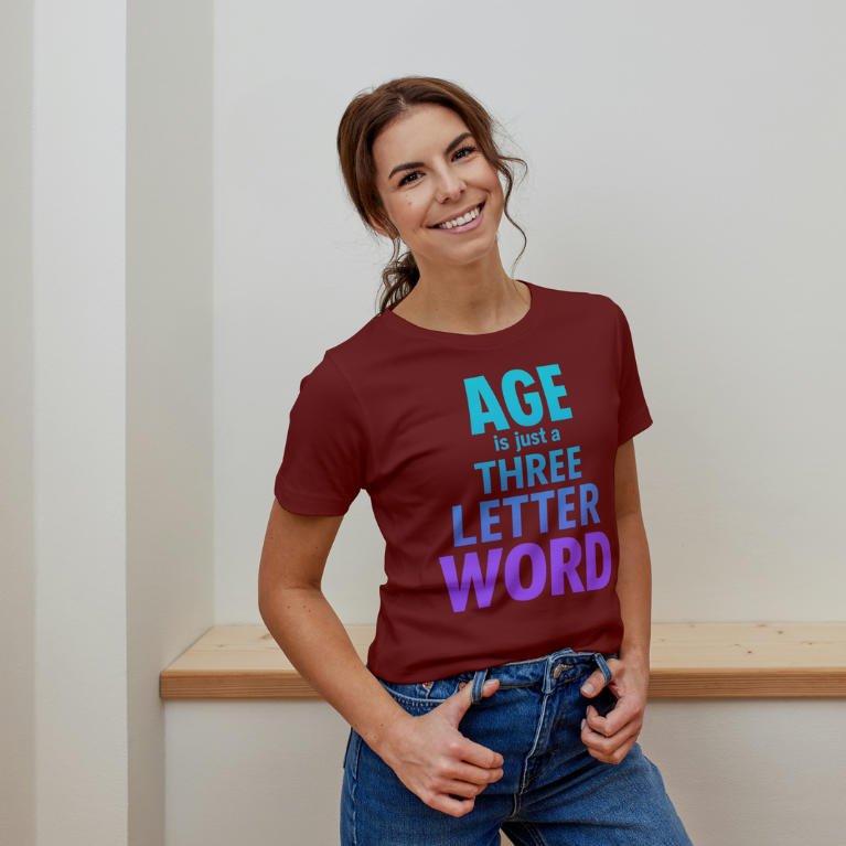 Age is Just A Three Letter Word - Unisex T-Shirts